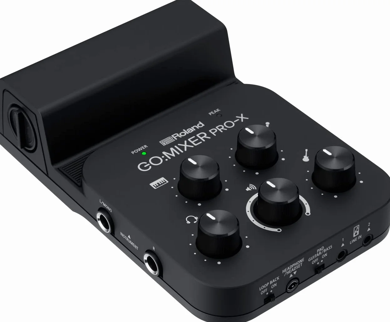 Roland GO:MIXER PRO-X Mixer Audio per Smartphone | Collegate e Mixate fino a 7 Sorgenti Audio | Aggiungete Audio di Qualità da Studio ai vostri Contenuti Social e Livestream