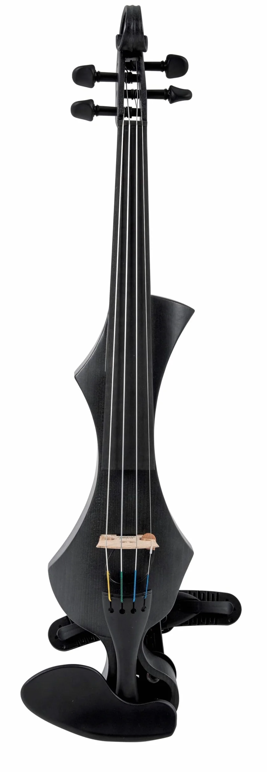 Violino elettrico GEWA, violino elettronico, Novita 3.0 nero con poggia spalla Wittner, 4 corde