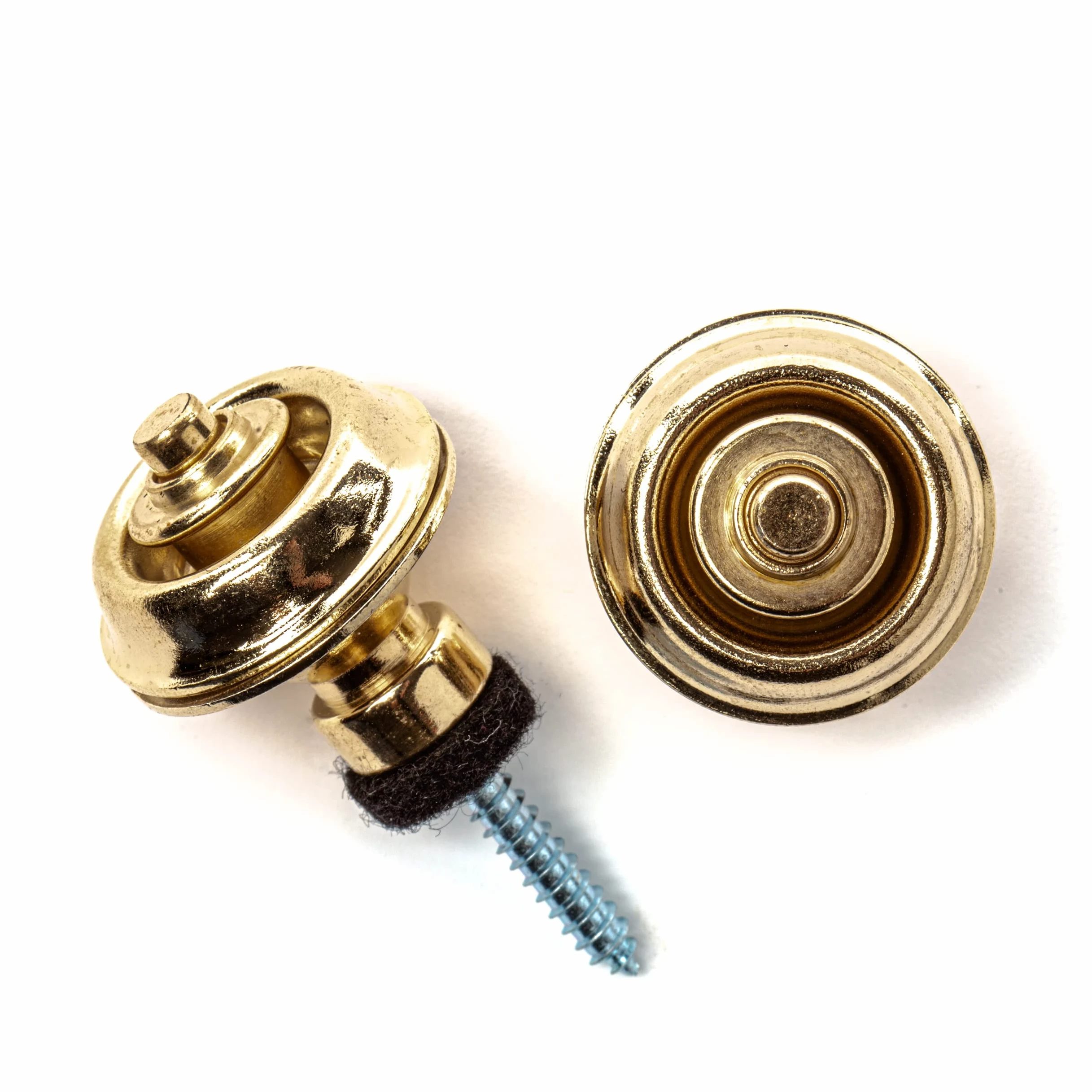Jim Dunlop Straplock tradizionale, in ottone