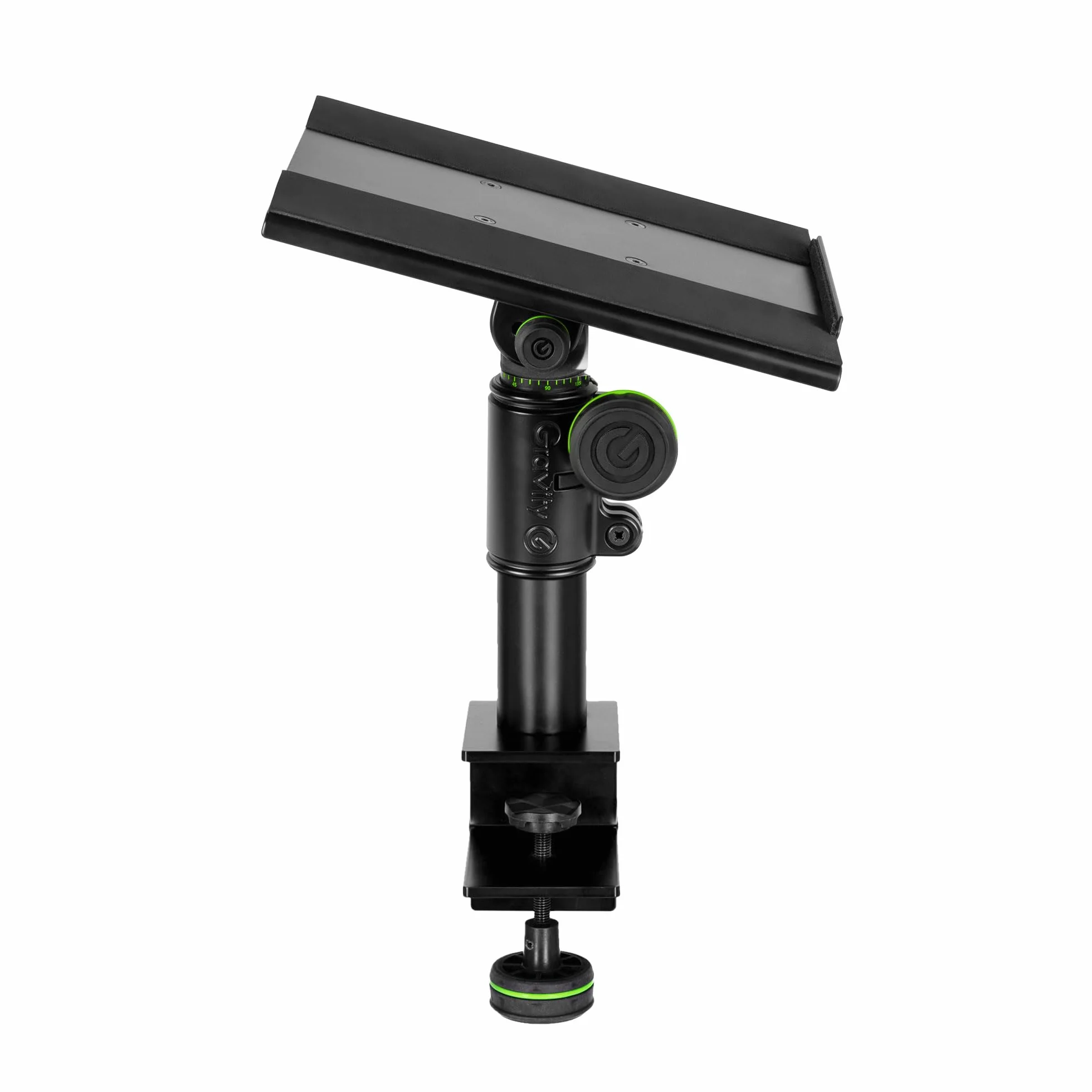 Gravity SP 3102 TM - Supporto flessibile per monitor da studio con morsetto da tavolo, nero