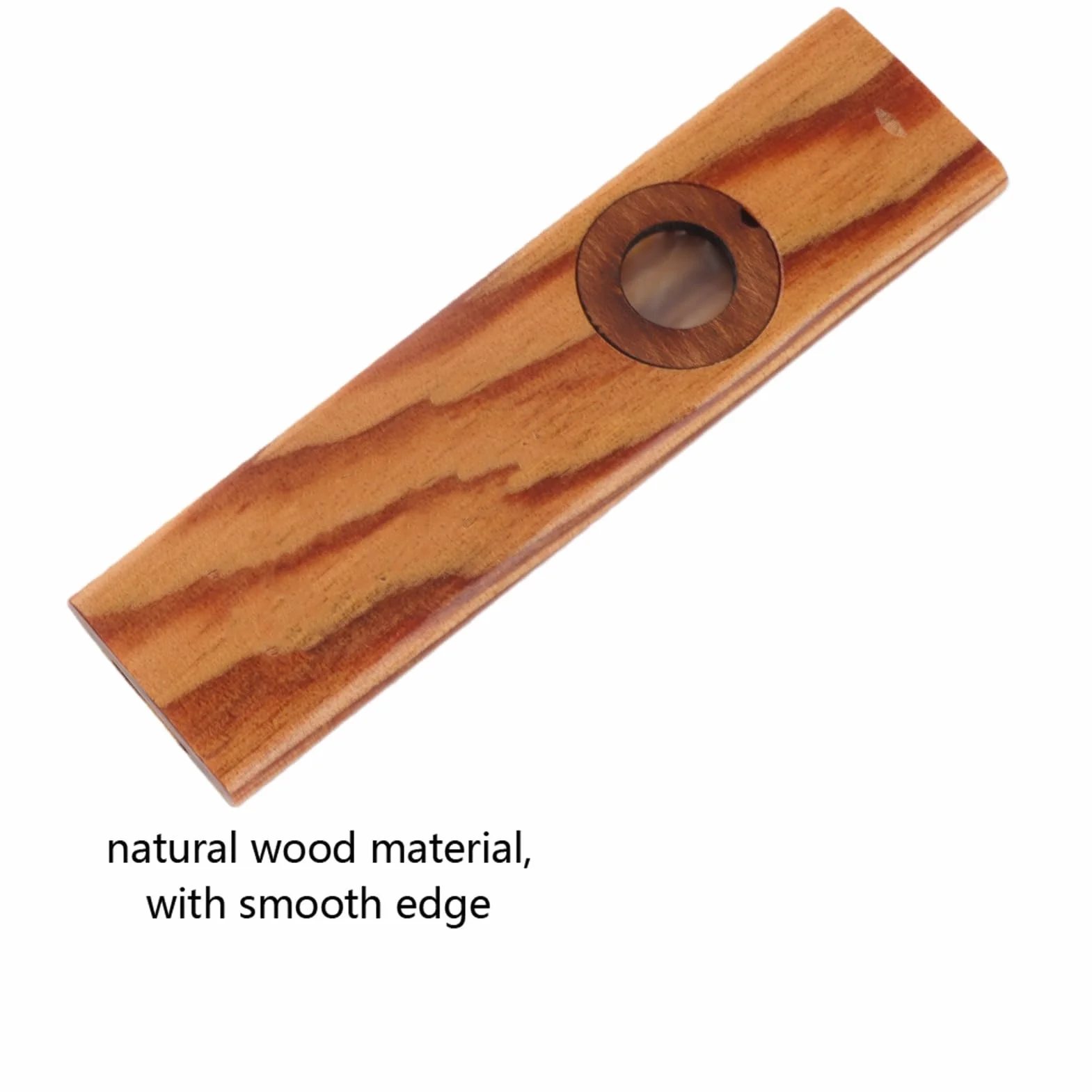 Kazoo in Legno, Partner di Ukulele Chitarra Armonica Flauto in Legno per Gli Amanti della Musica con Scatola di Metallo