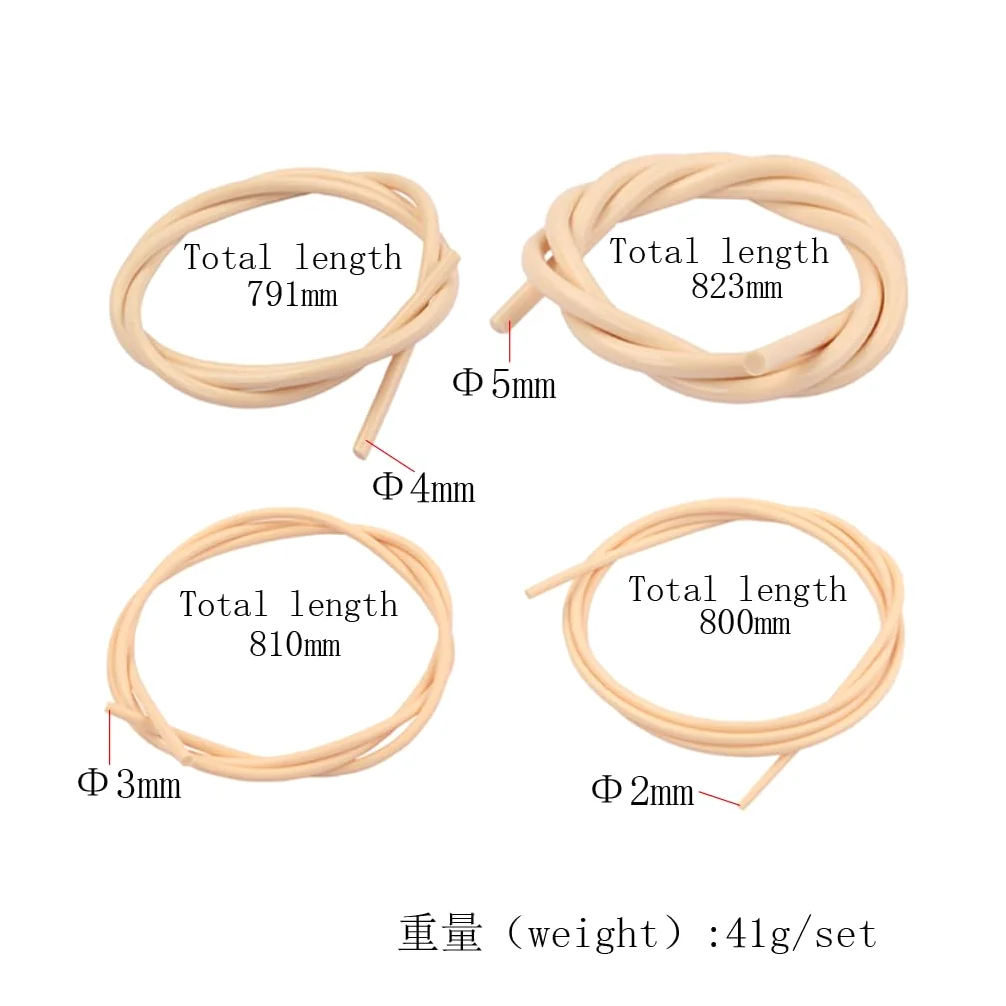 Corde per ukulele, basso, Ubass, corde in gomma, 4 pezzi/set, parti e accessori per chitarra