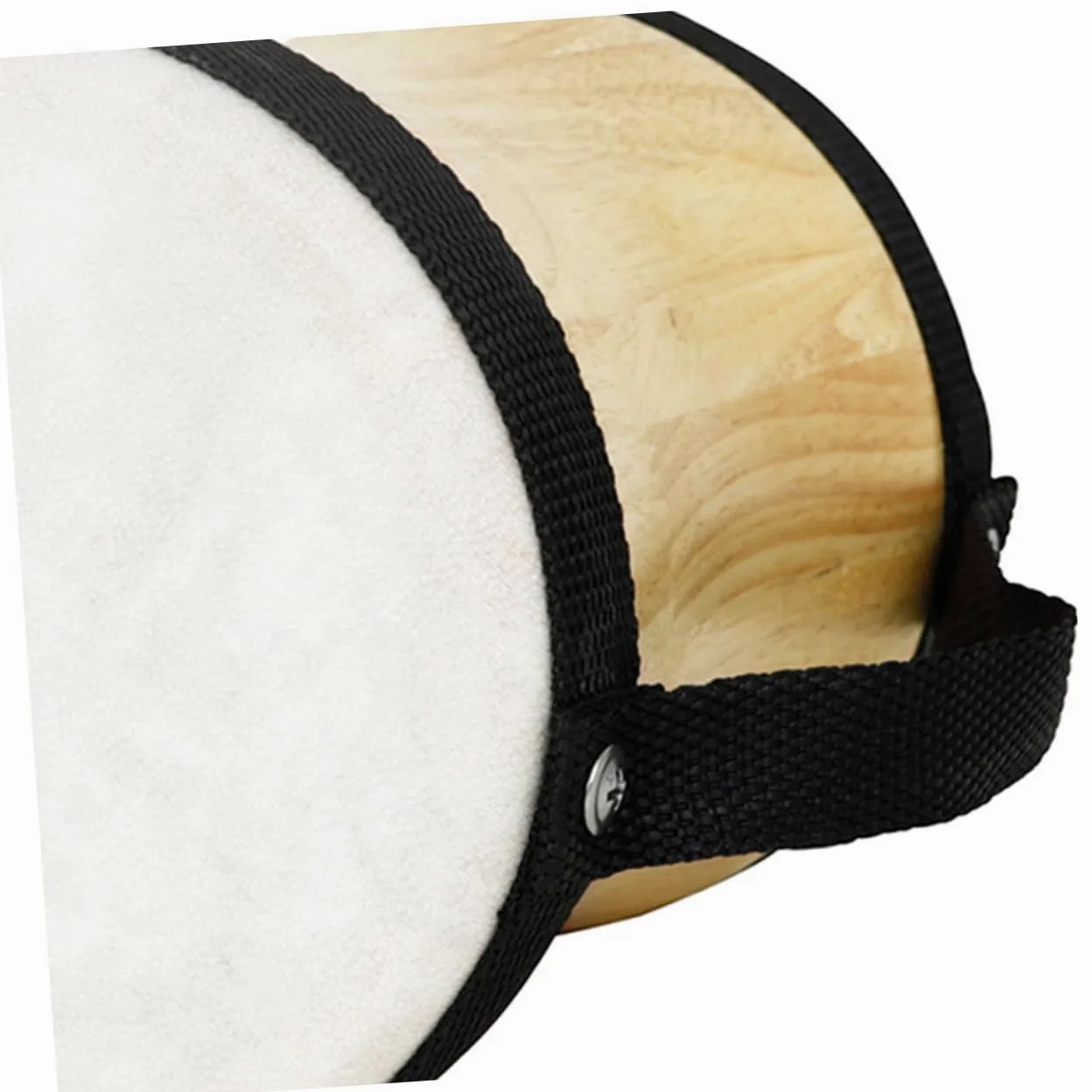 Tamburo a Mano per Ragazzo Ragazza con Pelle di Montone e Legno, Strumento Musicale Percussione Educativo con Suono Chiaro e Qualità Durevole, per L'apprendimento
