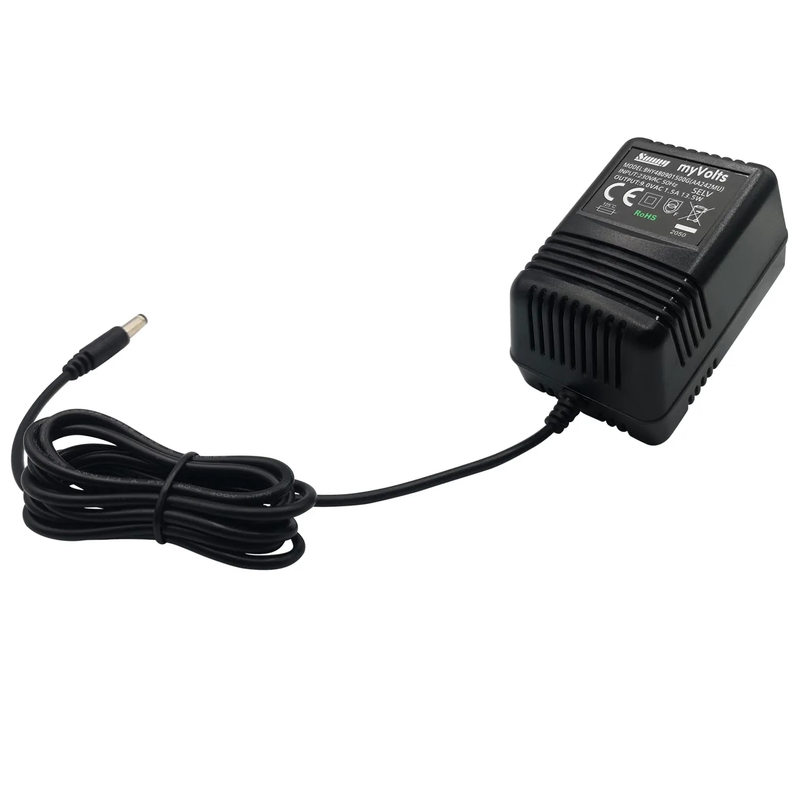myVolts Alimentatore/Caricabatteria da 9V compatibile con Behringer X V-AMP LX1-X Multieffetto - presa italiana