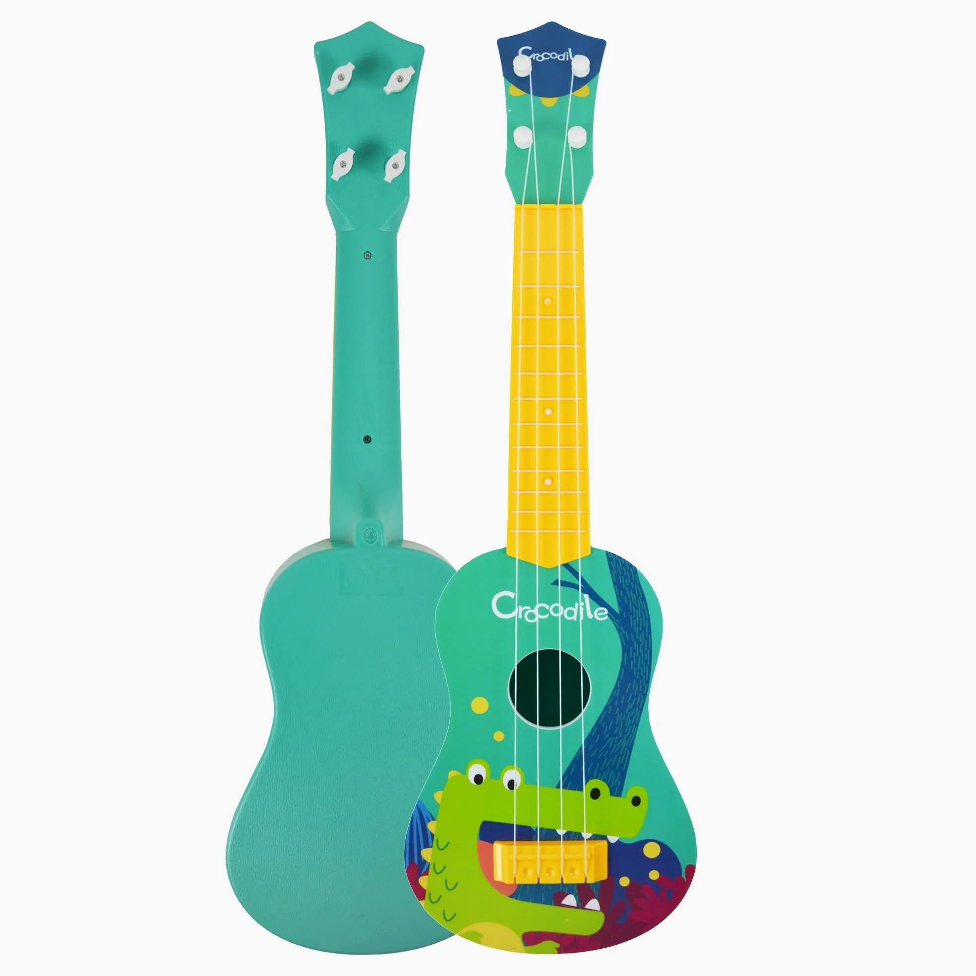 A-Star Little Star Crocodile Ukulele Giocattolo Musicale Divertente per Bambini - Corde in Nylon