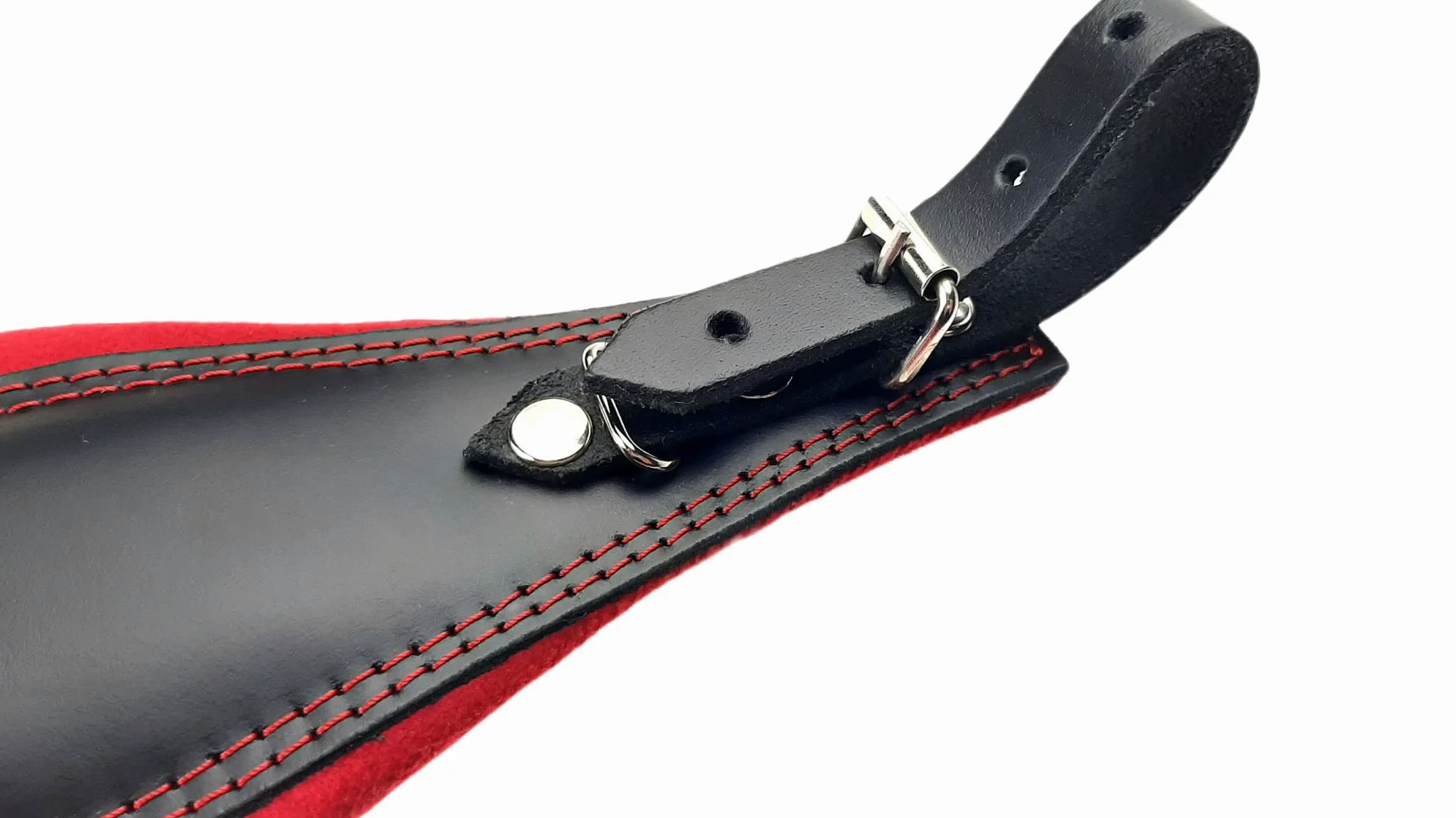 ProLine 9,3cm Fisarmonica Tracolla Pelle Rosso