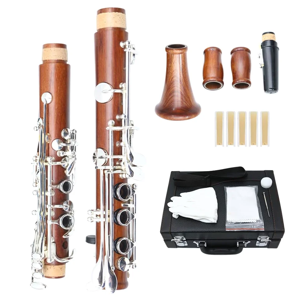 Yinfente intermedio per clarinetto in Si bemolle palissandro legno corpo in nichel ance chiave di 17 Key + + Pads