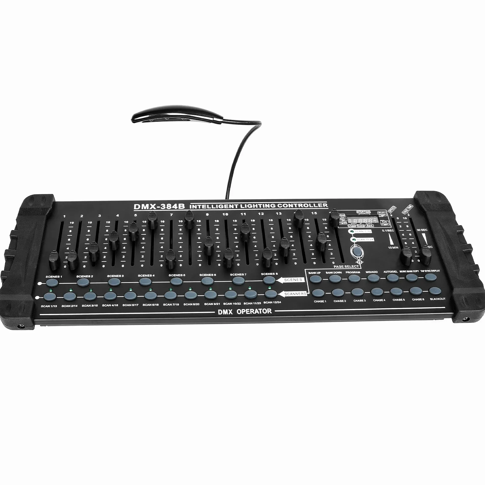UKing Controller D-MX per Luci da Palcoscenico D-MX512, Controller D-MX 384 per Console, Scene per Controllo D-MX, Luce D-MX, Luce per Feste, DJ Discoteca, Luce per Palcoscenico, DJ Apparecchiatura