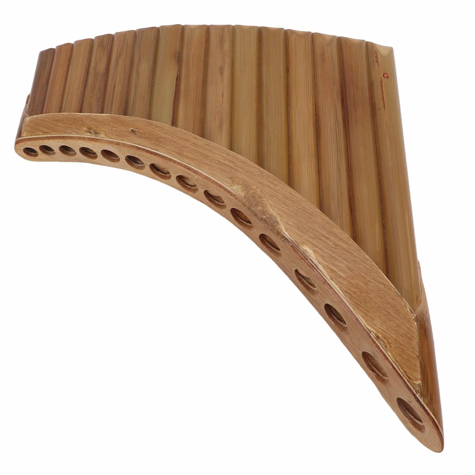 Strumento Musicale Tradizionale Cinese Flauto di Pan di bambù Flauto di Pan, di Pan di bambù Chiave G di per Principianti per Tubi di da (Mano sinistra)