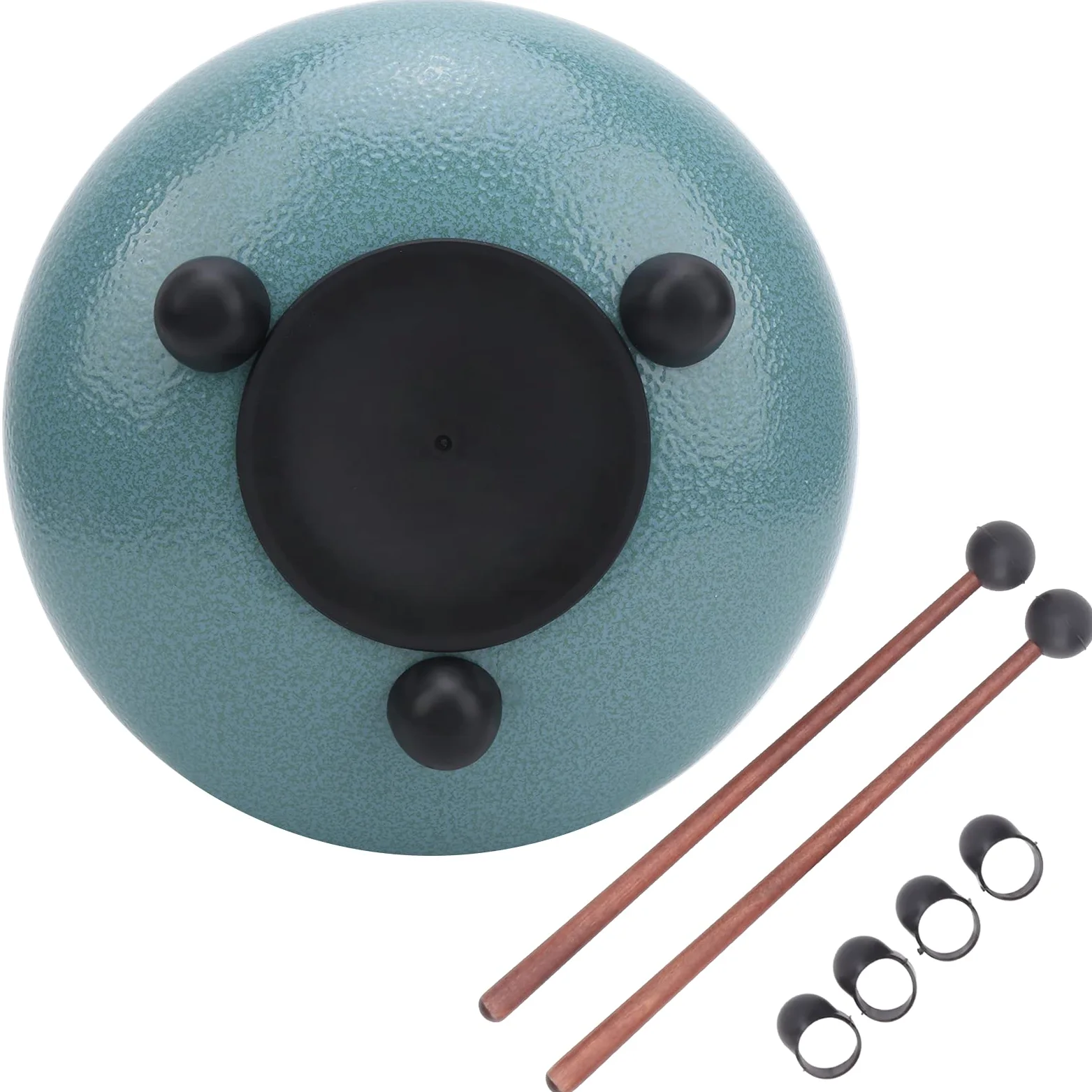 Fingerpicks Strumento a percussione, Lotus Hand Pan Drum Handpan Drum 6 pollici, strumento a percussione per concerti di intrattenimento per la formazione musicale