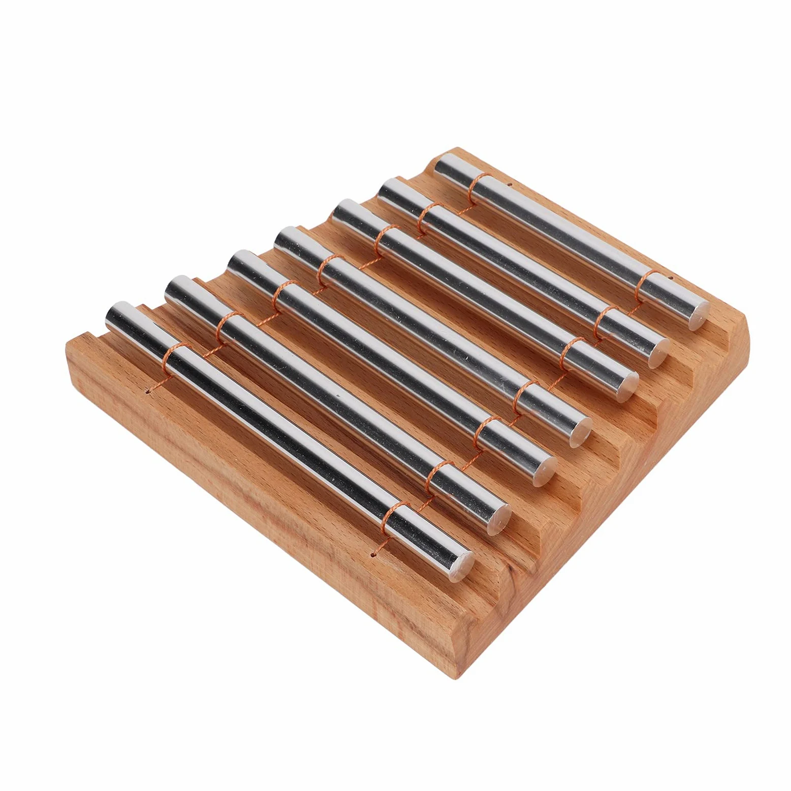 SUNGOOYUE Carillon a 7 Note in Faggio e Alluminio - Strumento Didattico per Aula e Prima Educazione Musicale