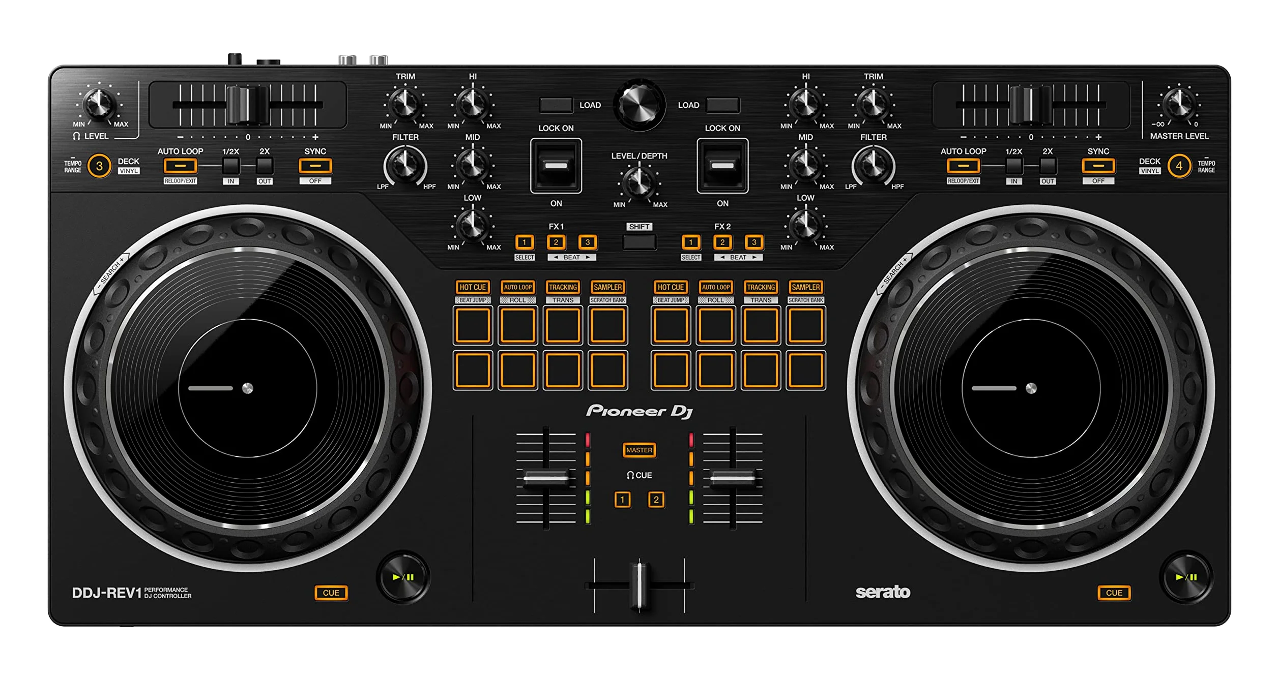 Pioneer DJ DDJ-REV1 Controller DJ Serato 2 giradischi