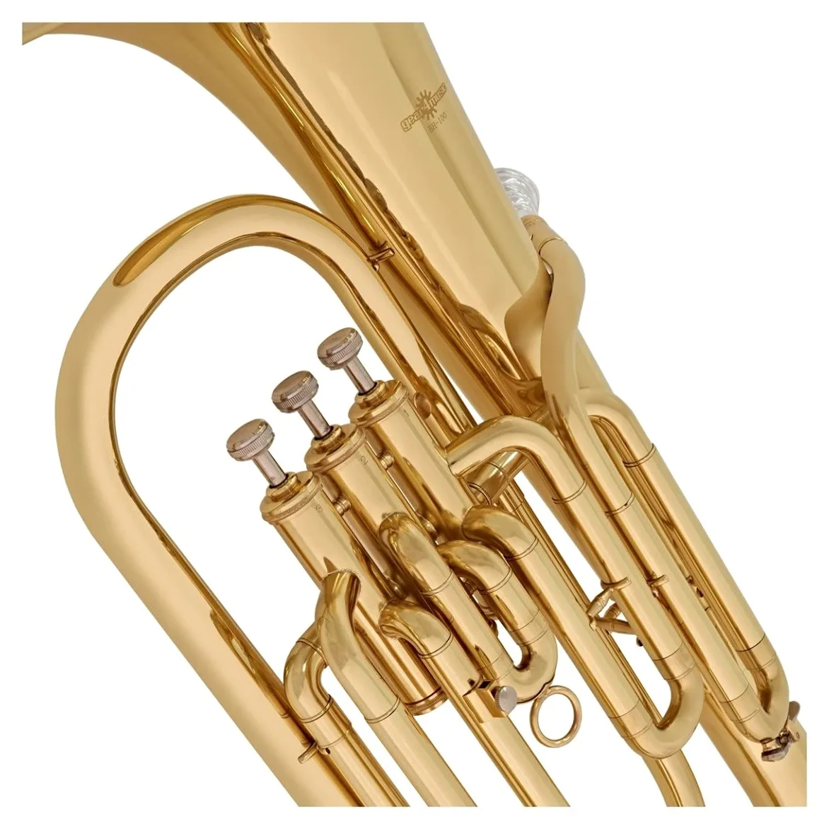 megafono baritono in Sib per studenti di Gear4music con bocchino e custodia rigida