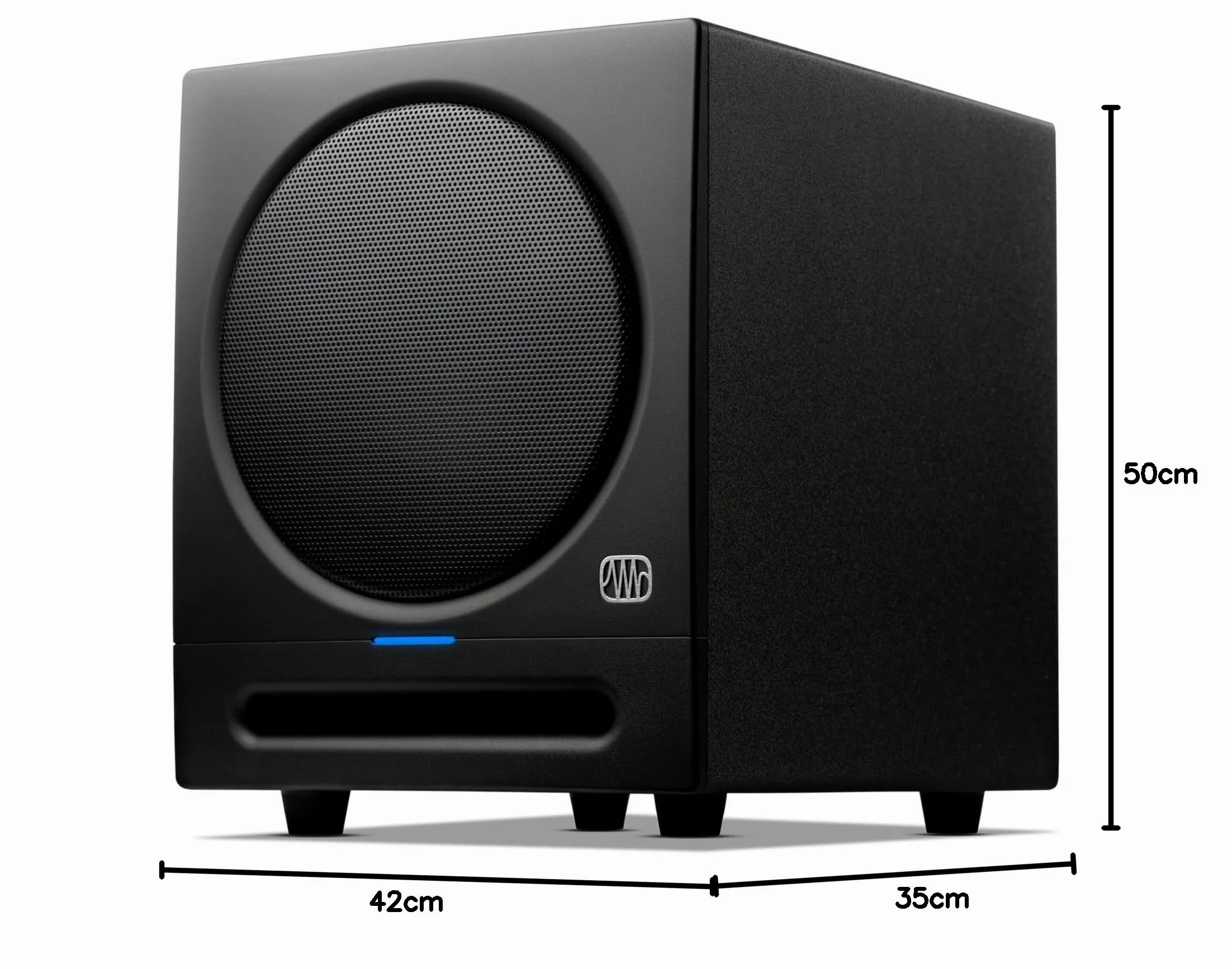 PreSonus Eris Sub 8BT — 8" Inch Powered Subwoofer, Powered Sub, Active Subwoofer, Wireless, Bluetooth, Home Audio, Bass Speaker, Home Theater, Music Production, Gaming