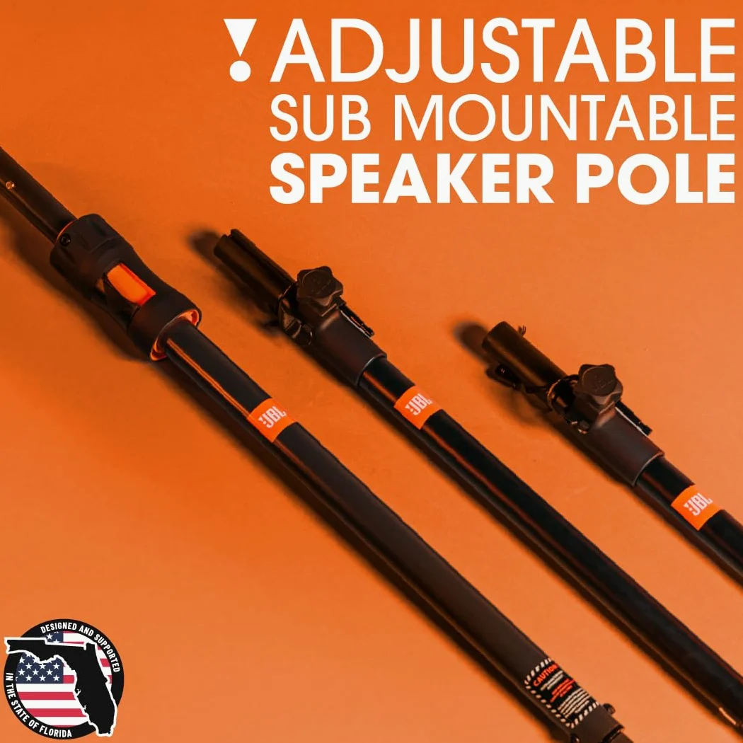 JBL Borse Stand Serie Regolabile Sub Pole con Altezza Min di 20 "e Altezza Max di 32"; (JBLSUBPOLE2032)