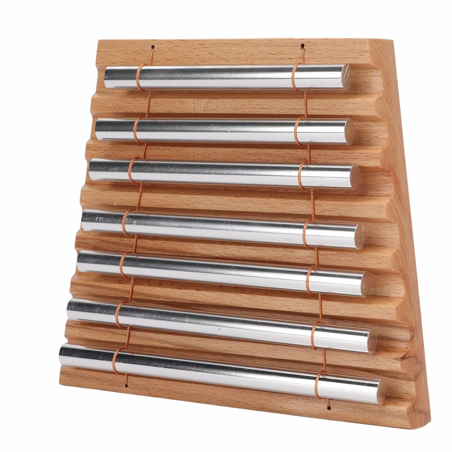SUNGOOYUE Carillon a 7 Note in Faggio e Alluminio - Strumento Didattico per Aula e Prima Educazione Musicale