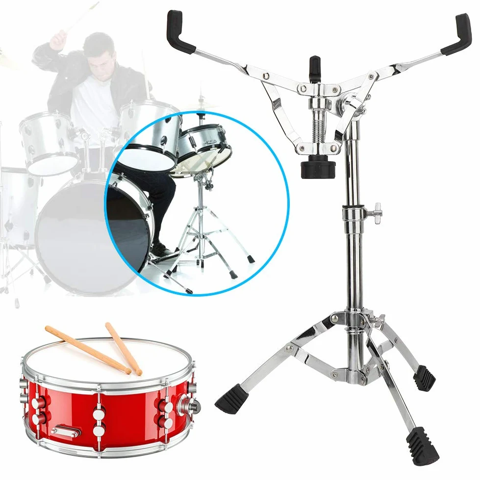 JUMZ Supporto per Batteria, Supporto per percussioni, Supporto per Batteria, Spettacolo Forte per rullante per Musicisti Muti