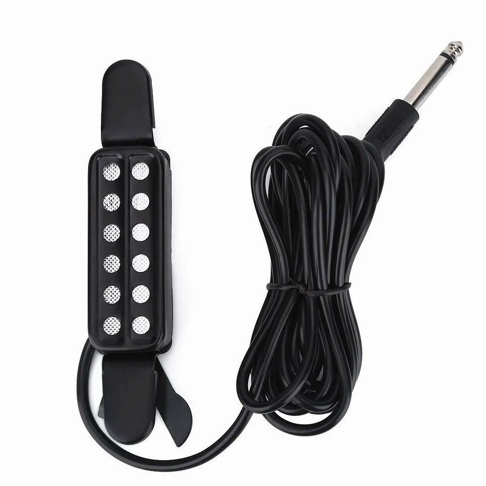 Pickup Magnetico per Chitarra 12 Fori, Trasduttore per Chitarra Accessori per Strumenti Musicali