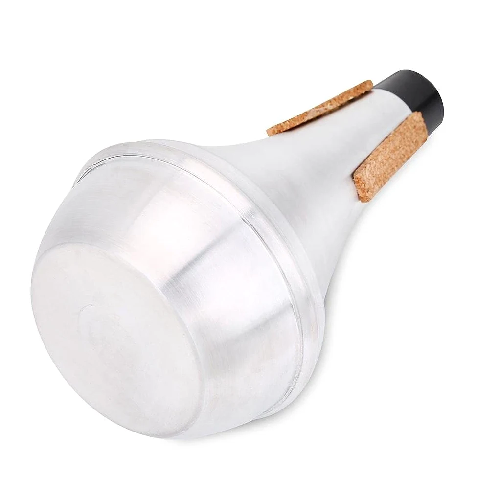 Silenziatore in Alluminio, Silenziatore a Tromba Marmitta Dritta Pratica, Coppa Trombone Silenziosa Per Musica Jazz Sordine X Tromba