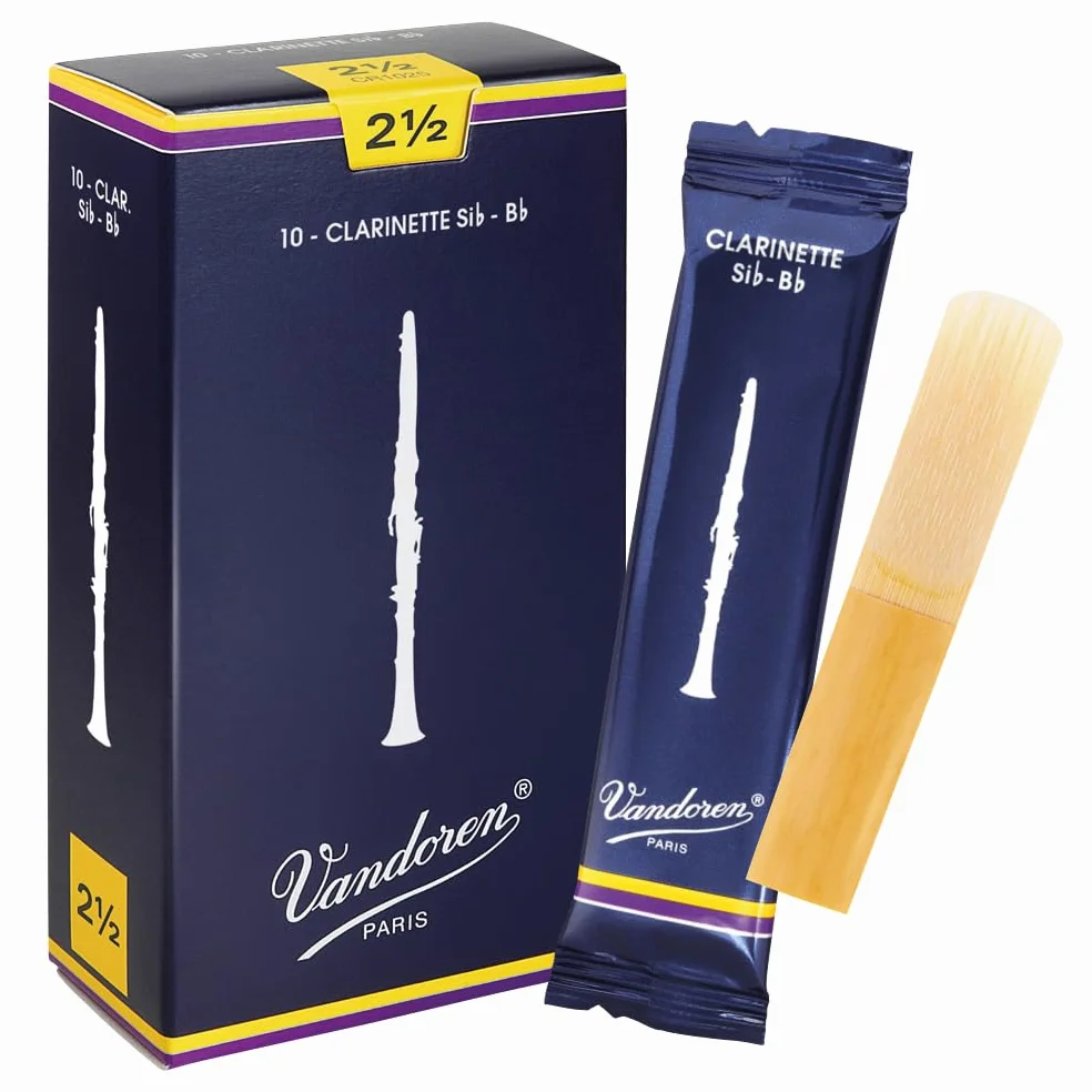 Vandoren Traditionnelles Boite De 10 Anches Clarinette Sib N.2,5