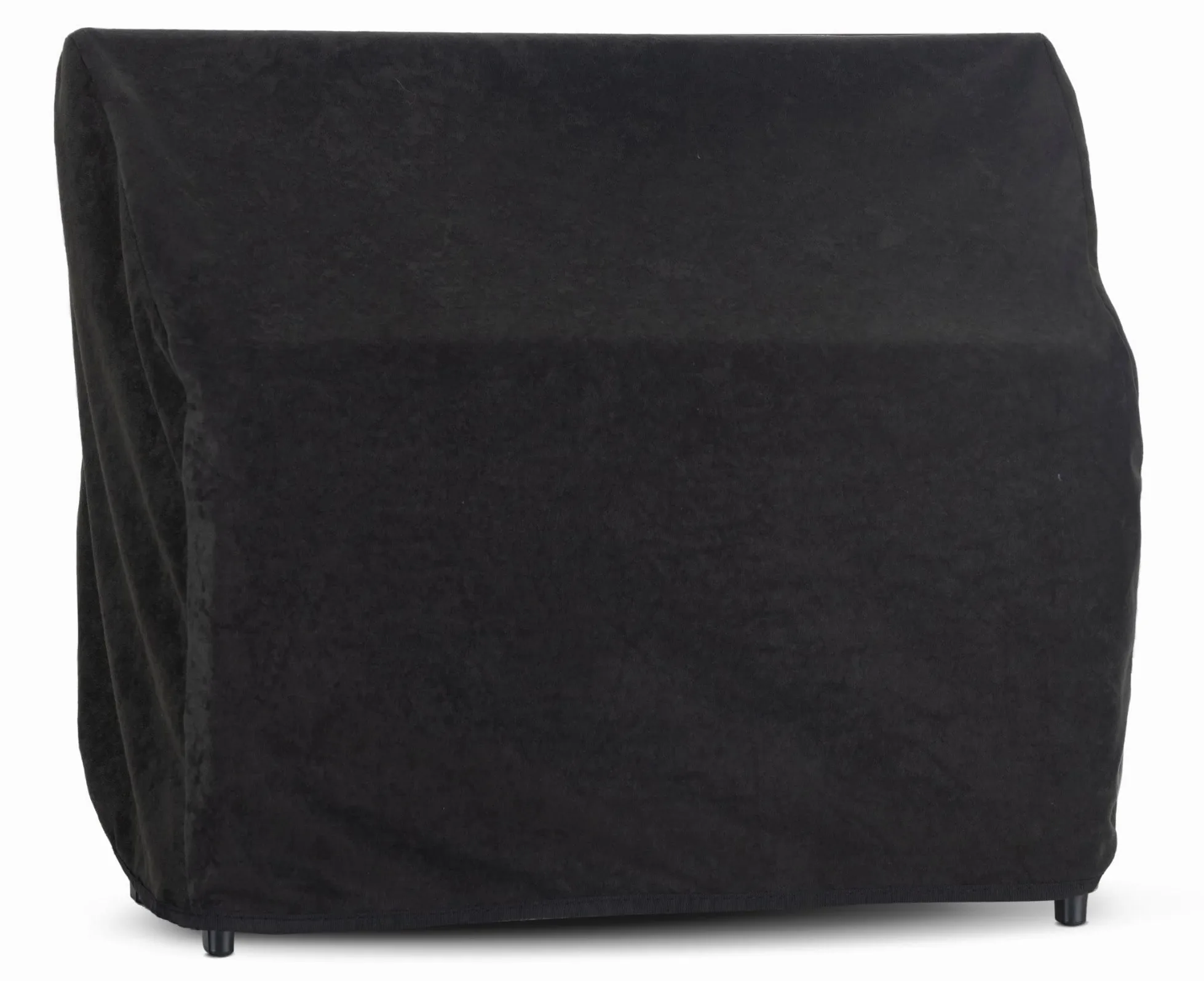 Copertura Alpenklang per Fisarmonica 120 Bassi Nera - Custodia Protettiva per Fisarmonica - Adatta a Fisarmoniche con 120 Bassi - Dimensioni (LxPxA): ca. 52 x 24 x 40 cm - in velluto - Nero
