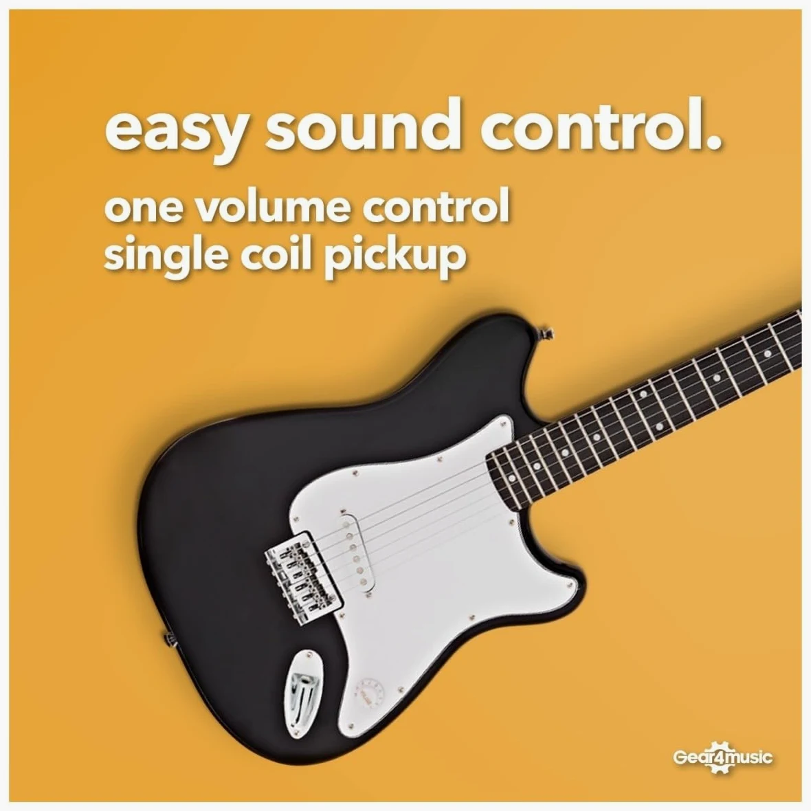 VISIONSTRING Dimensione completa Kit di chitarra elettrica nero con amplificatore per principianti
