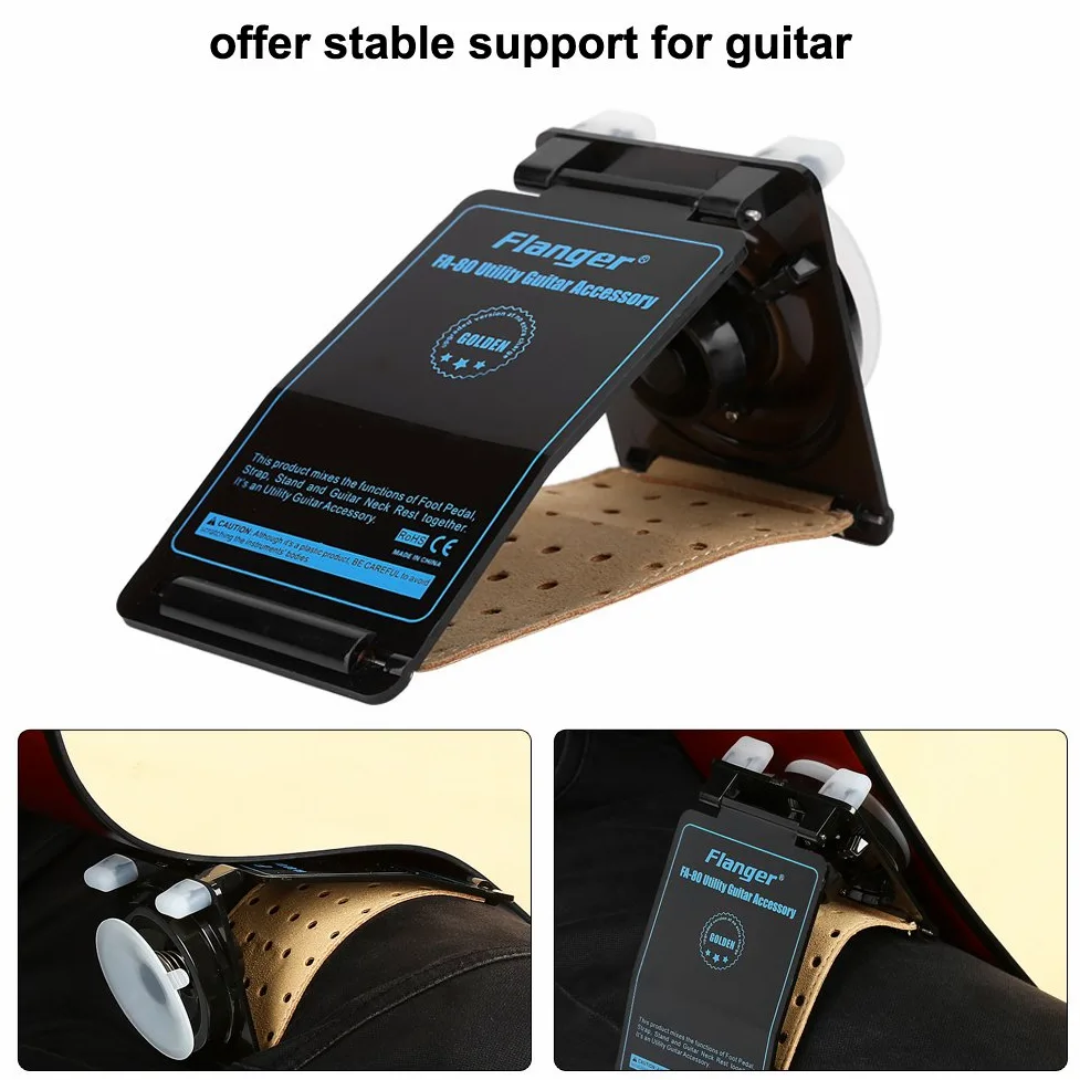 Chitarra piede supporto poggia chitarra sgabello piede utilità chitarra scrivania supporto poggiapiedi sgabello accessorio replacement per chitarra popolare classica