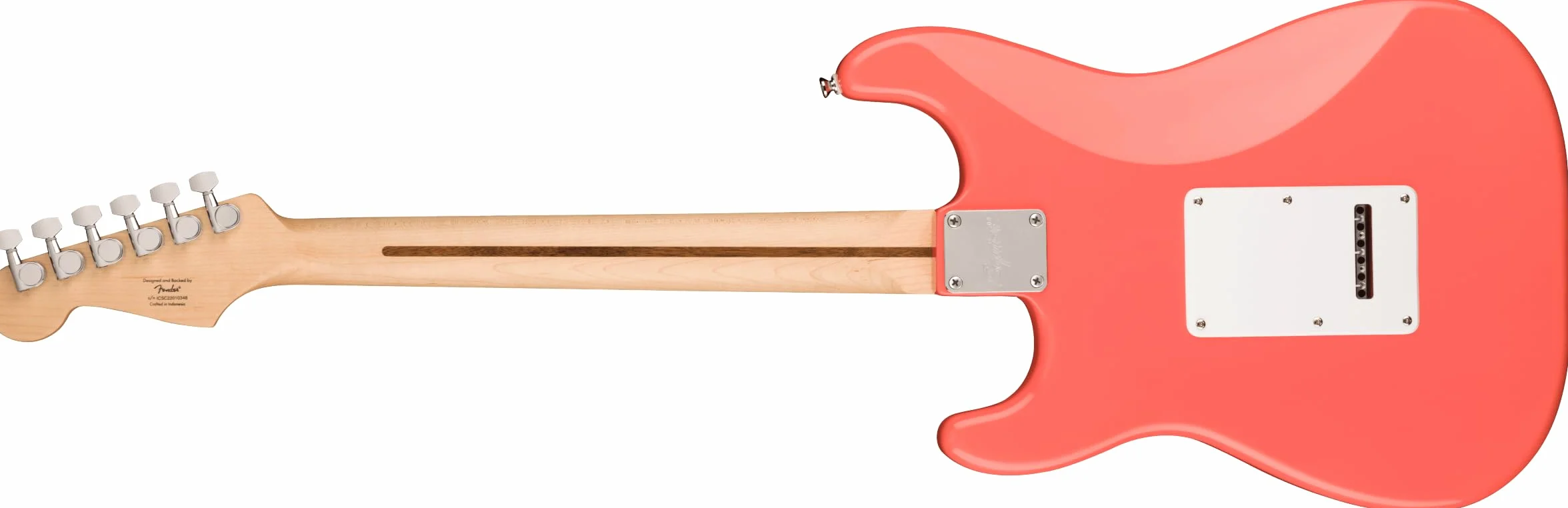 Squier Stratocaster HSS MN Tahitian Coral - Chitarra elettrica