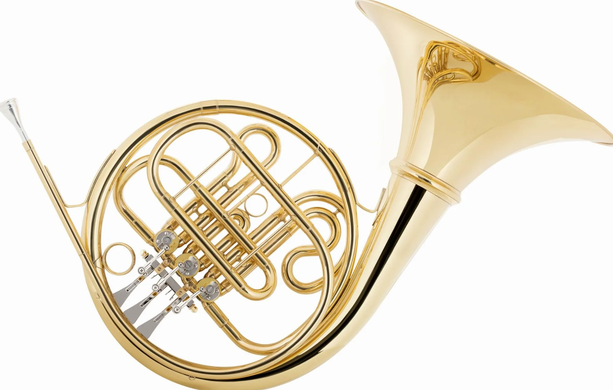 Classic Cantabile WH-702-L Corno Francese (impugnatura sinistra, bocchino e coulisse: ottone, valvole in alpacca, incl. custodia, bocchino e panno per la pulizia)