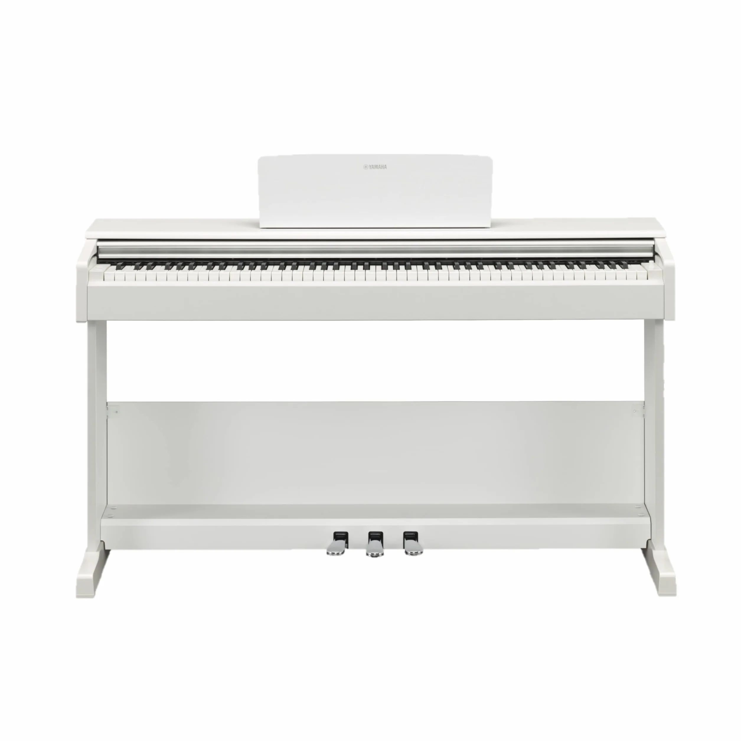 YAMAHA ARIUS YDP-105WH Digital Piano – Pianoforte Digitale da Casa per Principianti e Hobbisti, Design Classico ed Elegante, Suonabilità Autentica di un Pianoforte Acustico, Bianco