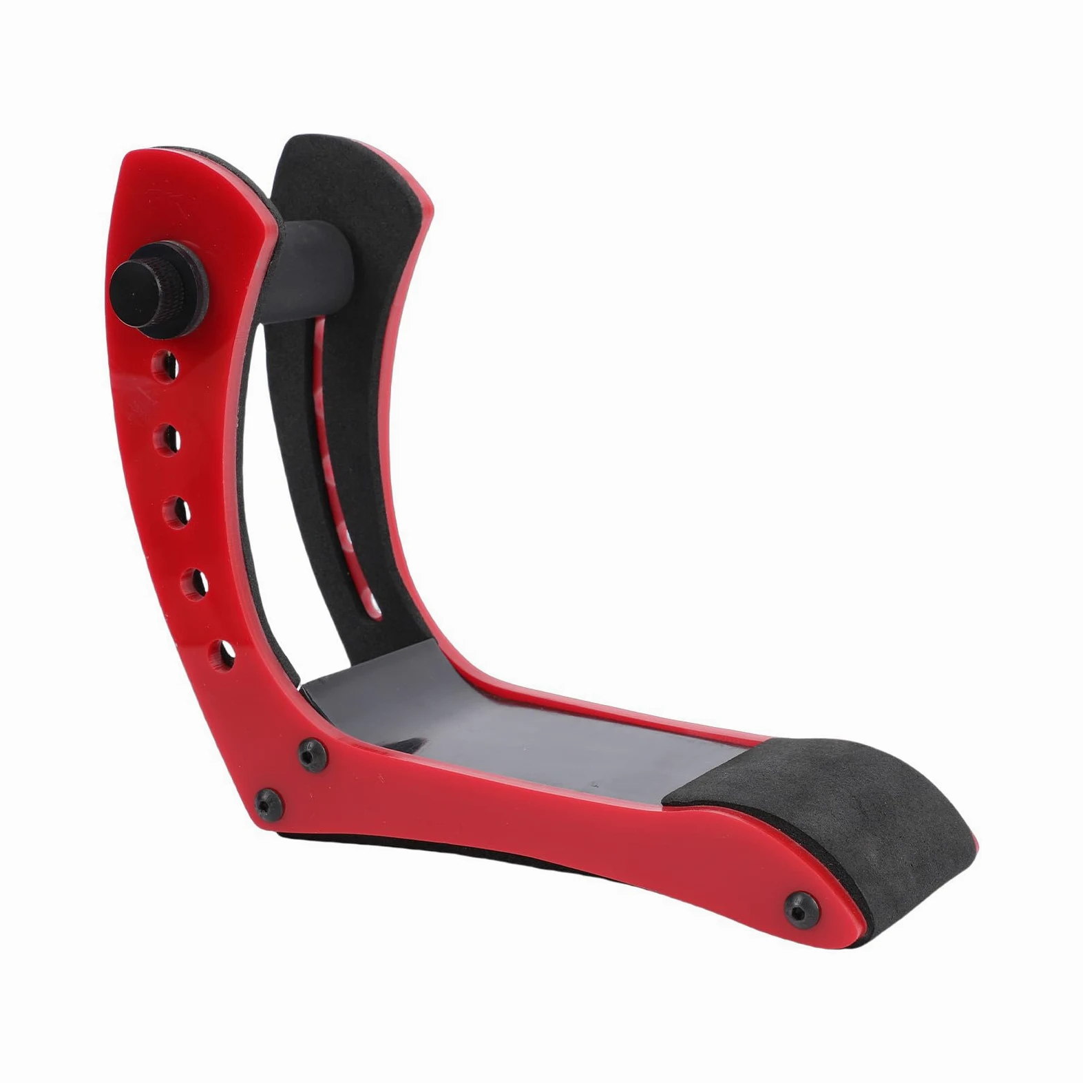 Supporto Ergonomico per Chitarra Elettrica, Gamba di Supporto per Chitarra Regolabile in Altezza e Angolazione, Rack per Sollevatore per , Ideale per Chitarre con Spessore 35-55 Mm