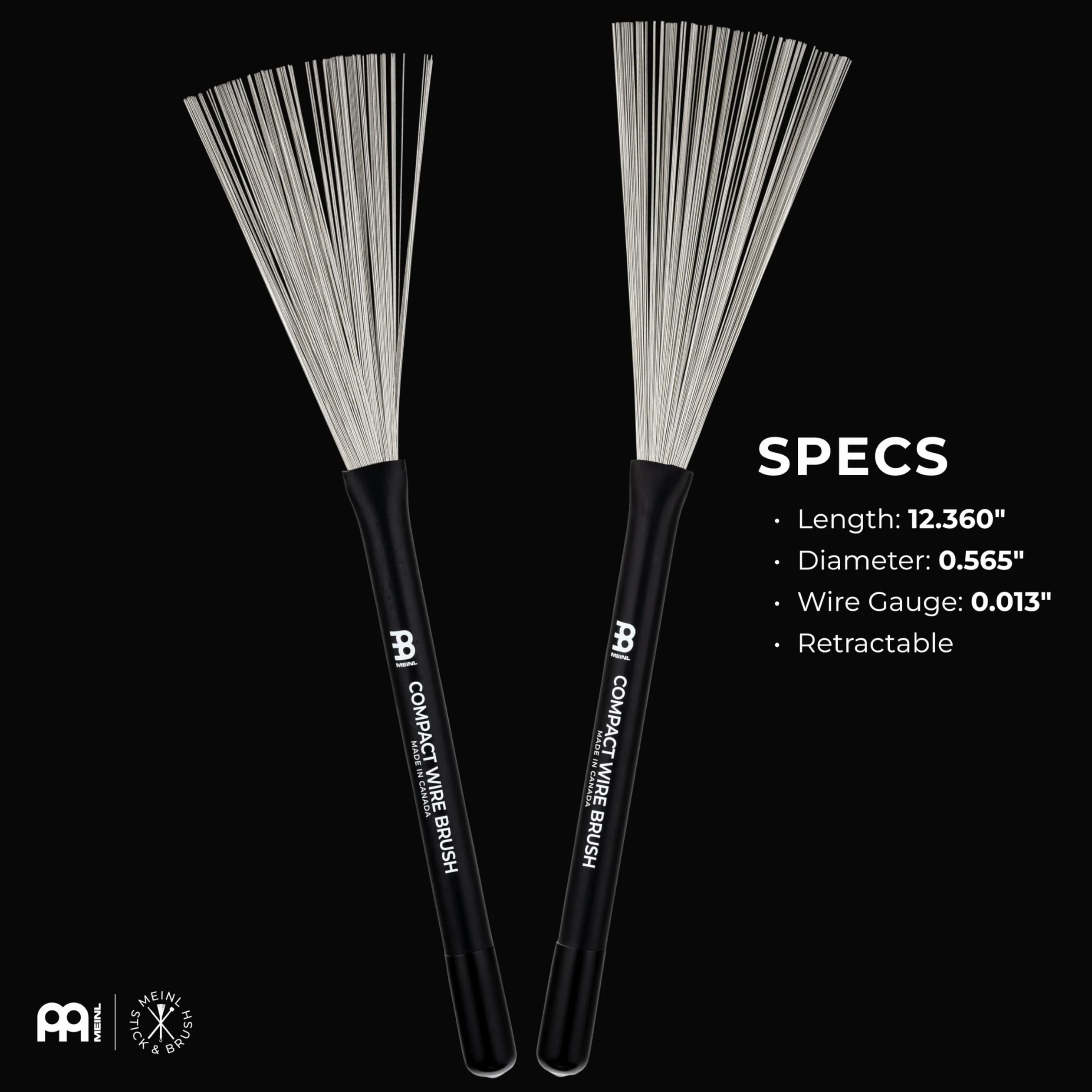 Meinl Stick & Brush - COMPACT WIRE BRUSH (SB301)