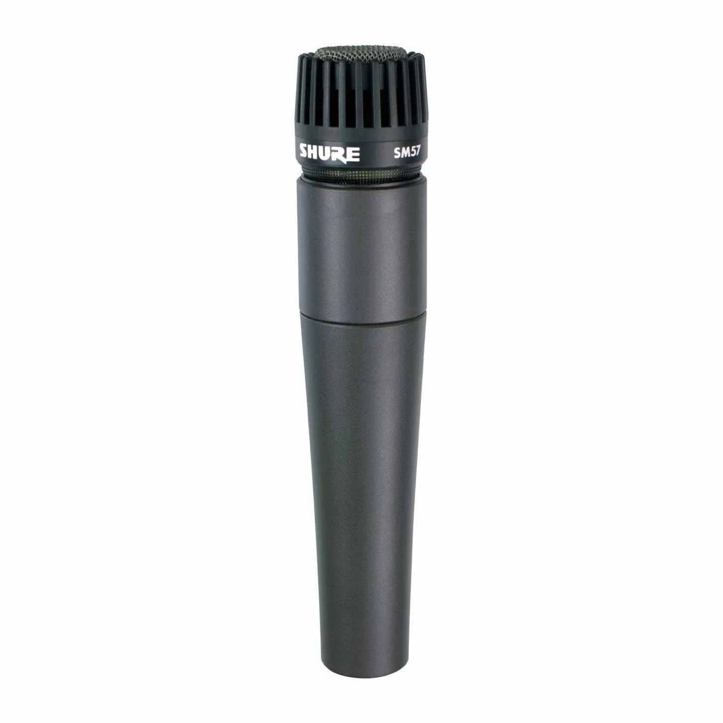Shure SM57 Microfono strumento cardioide dinamico con supporto per shock pneumatico, clip microfono A25D, borsa di archiviazione, connettore XLR a 3 pin, nessun cavo incluso (SM57-LCE)
