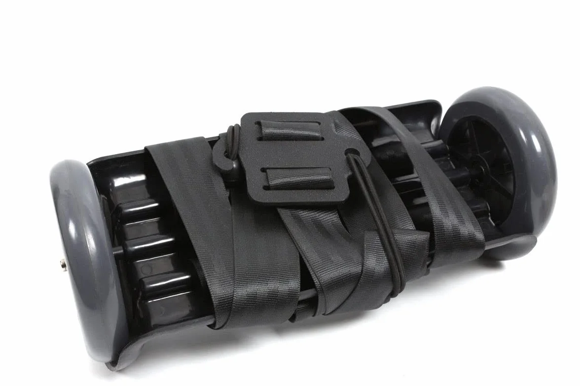 WUQIMUSC Carrello verticale per contrabbasso con ruote resistenti e cinghia regolabile, strumenti per bassi, dimensioni da 1/10 a 4/4, facile da trasportare