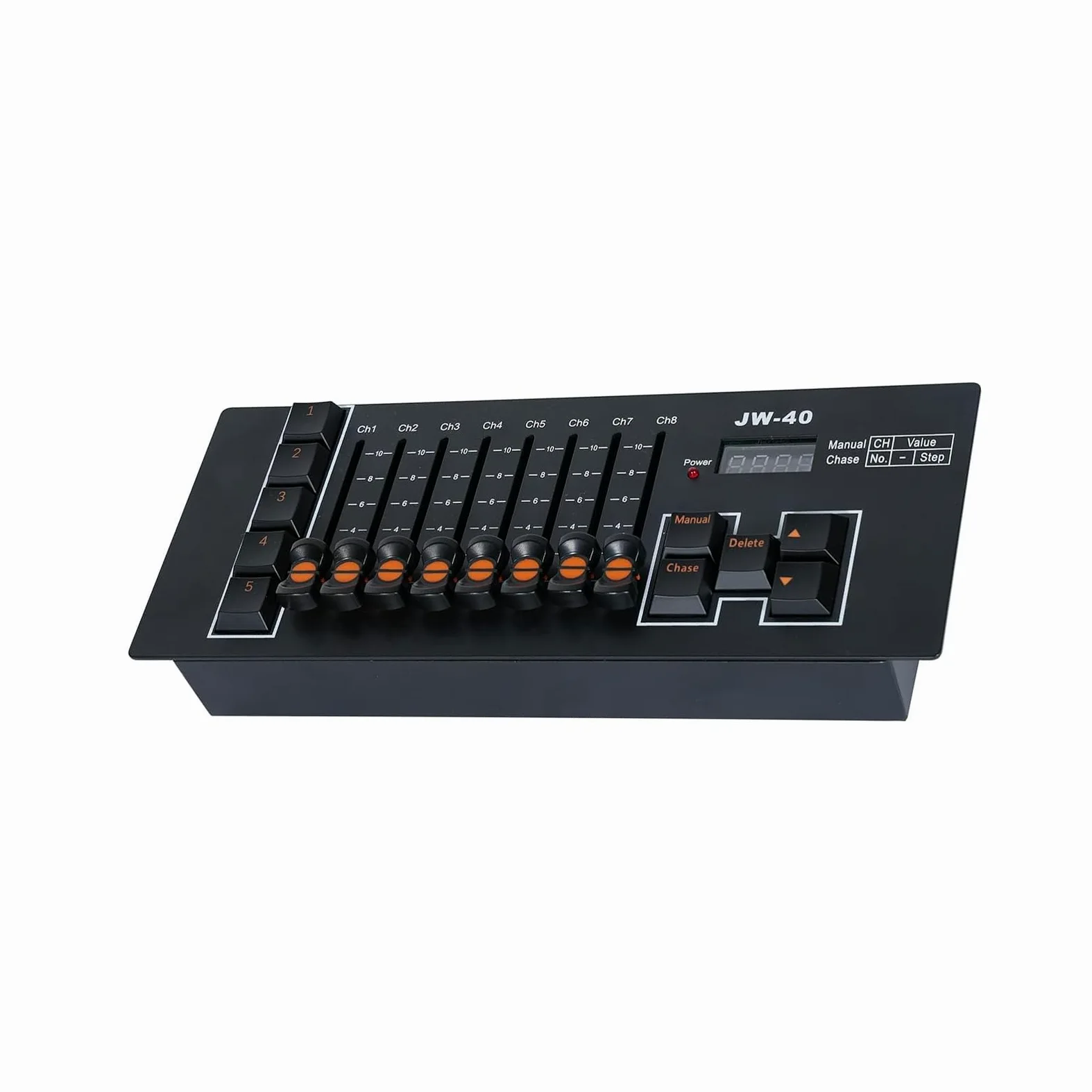 D-MX Controller 40 CH D-MX 512 DJ Controller con batteria integrata, D-MX mixer per illuminazione palcoscenico, DJ, Moving Heads, bar, discoteche, Live Shows, feste