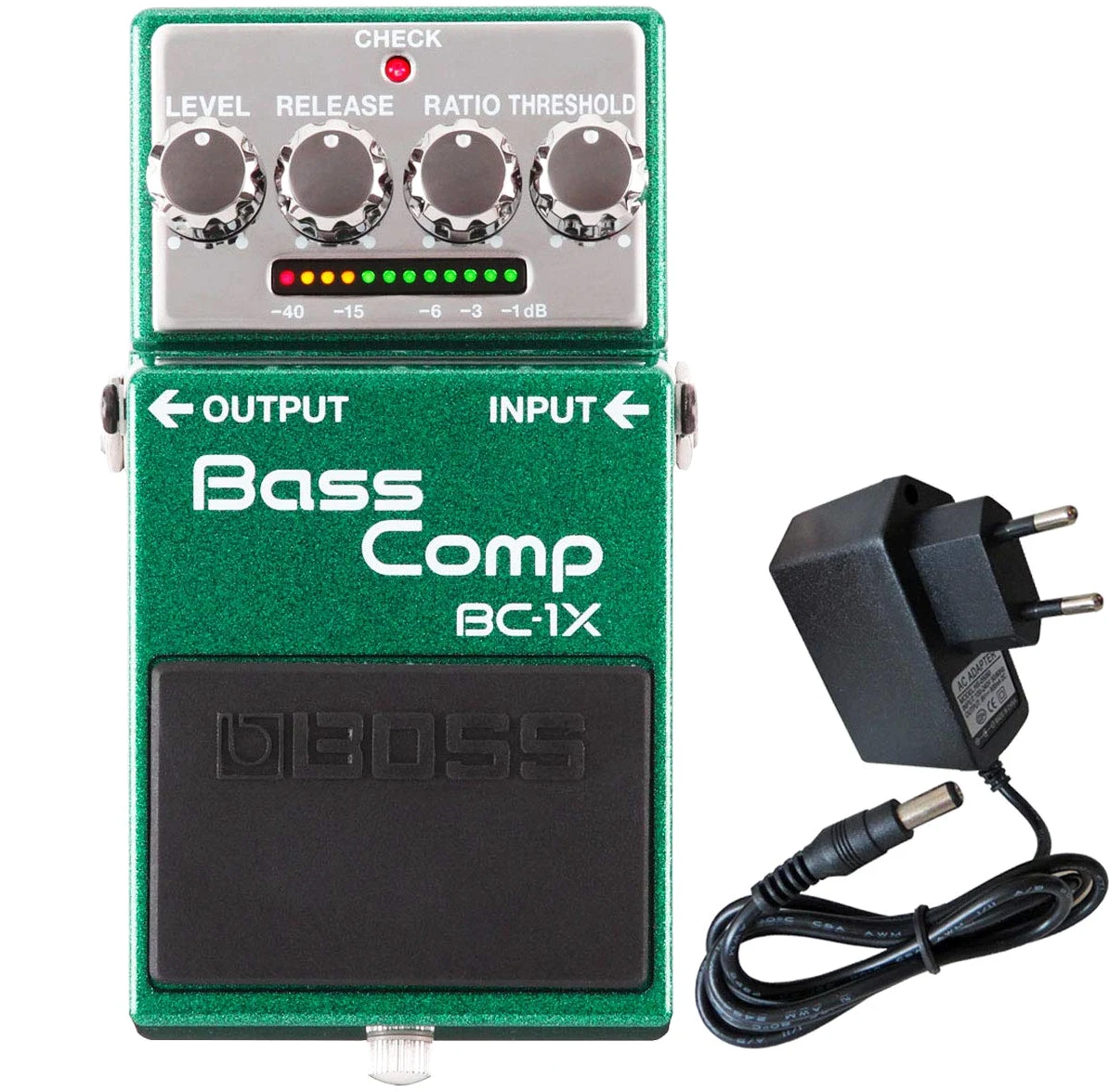 Boss BC-1X - Compressore per basso + alimentatore di rete keepdrum, 9 V