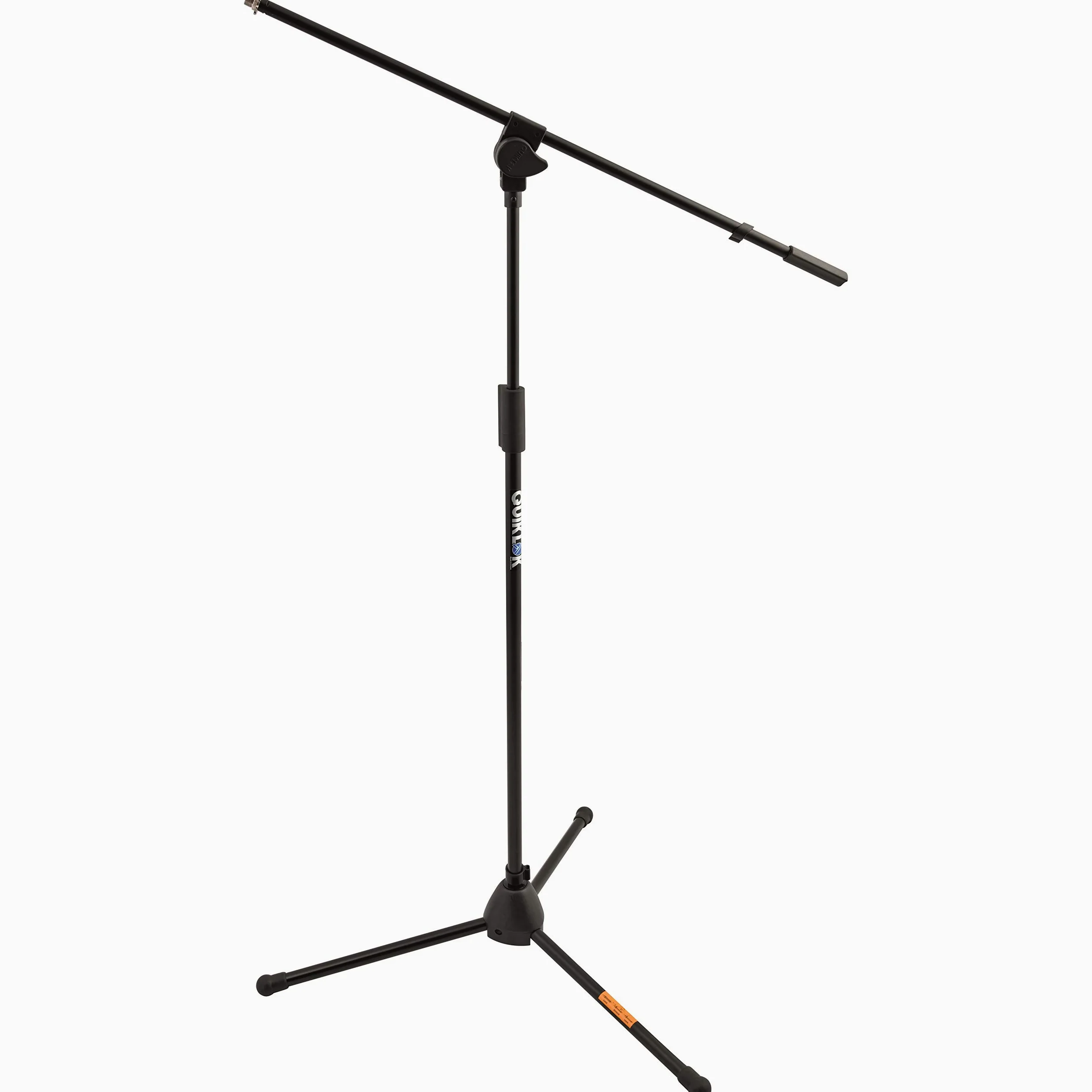 QUIK LOK - A/302 BK ASTA MICROFONICA SERIE 300, Asta Microfonica a Giraffa A302 BK, Acciaio Tubolare, Snodo in ABS, Colore Nero